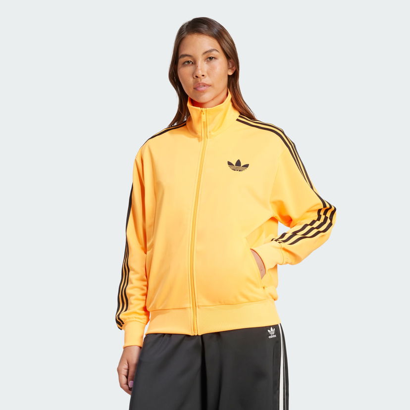 Jakna adidas Performance Adicolor Classic Firebird Loose Track Jacket Rumena | JX7862