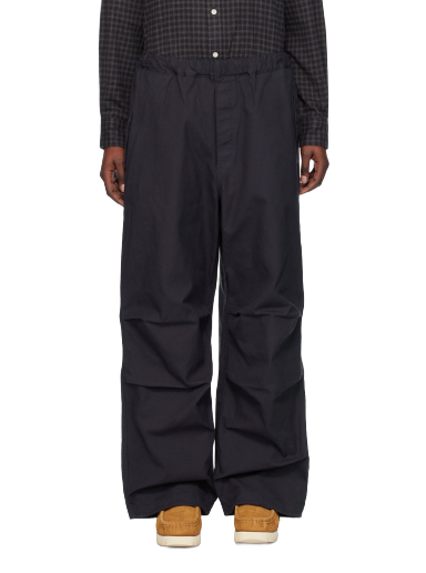 Hlače BAPE Embroidered Trousers Mornarica | 001PTJ802004L