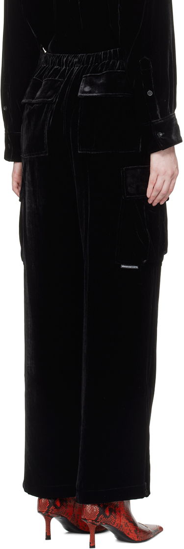 Cargo hlače Alexander Wang Drawstring Cargo Pants Črna | 4CC4234387, 2