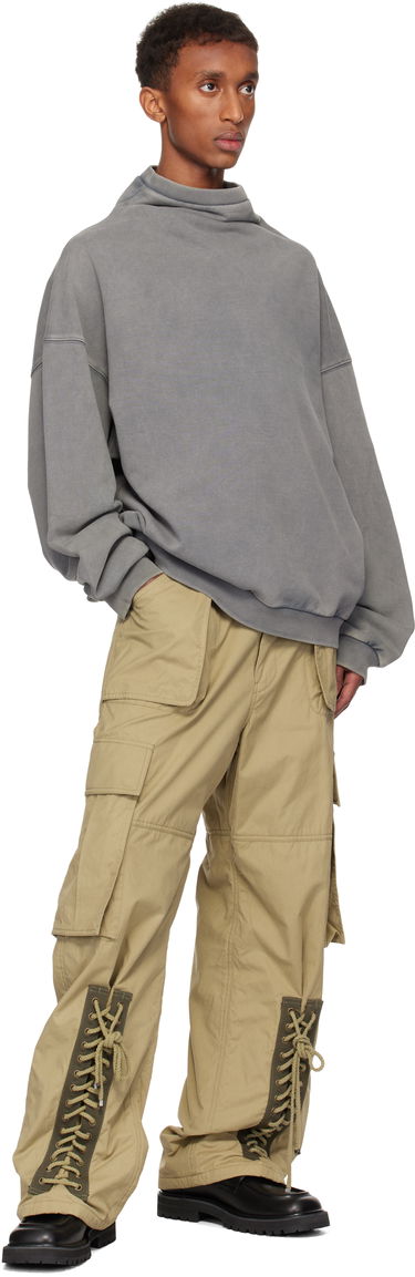 Pleteni pulover We11done We11done Standard Turtleneck Hoodie Siva | WD-TS3-24-731-U-CH, 3