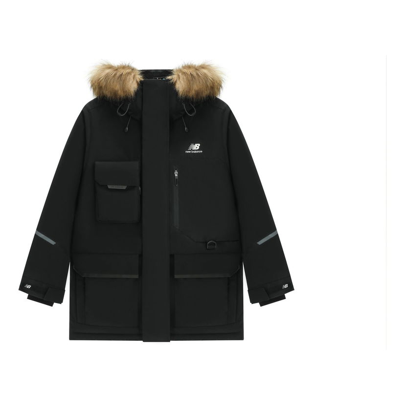 Parka New Balance Down Jacket with Logo Črna | 5PC44603-BK