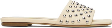 Modni dodatki Aeyde Aeyde Anna Studded Leather Sandals Bež | A11-FS-BRNS08FL185-SS25-100-007, 0