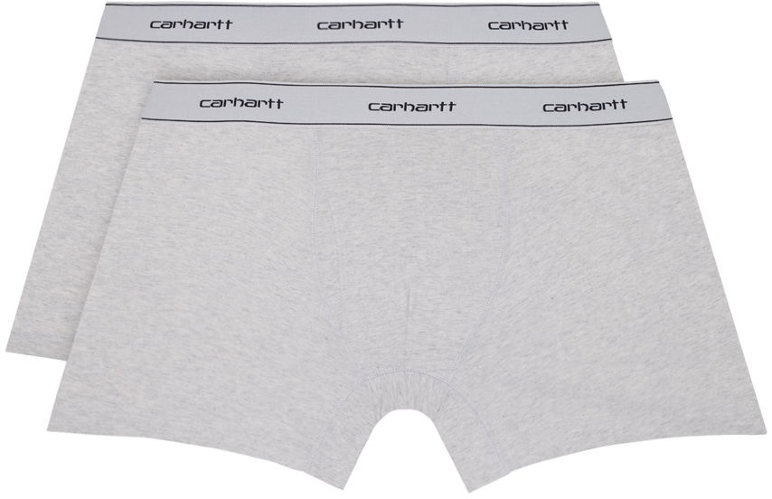 Boksarice Carhartt WIP Two-Pack Boxers Siva | I029375, 0