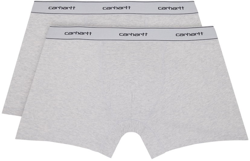 Boksarice Carhartt WIP Two-Pack Boxers Siva | I029375