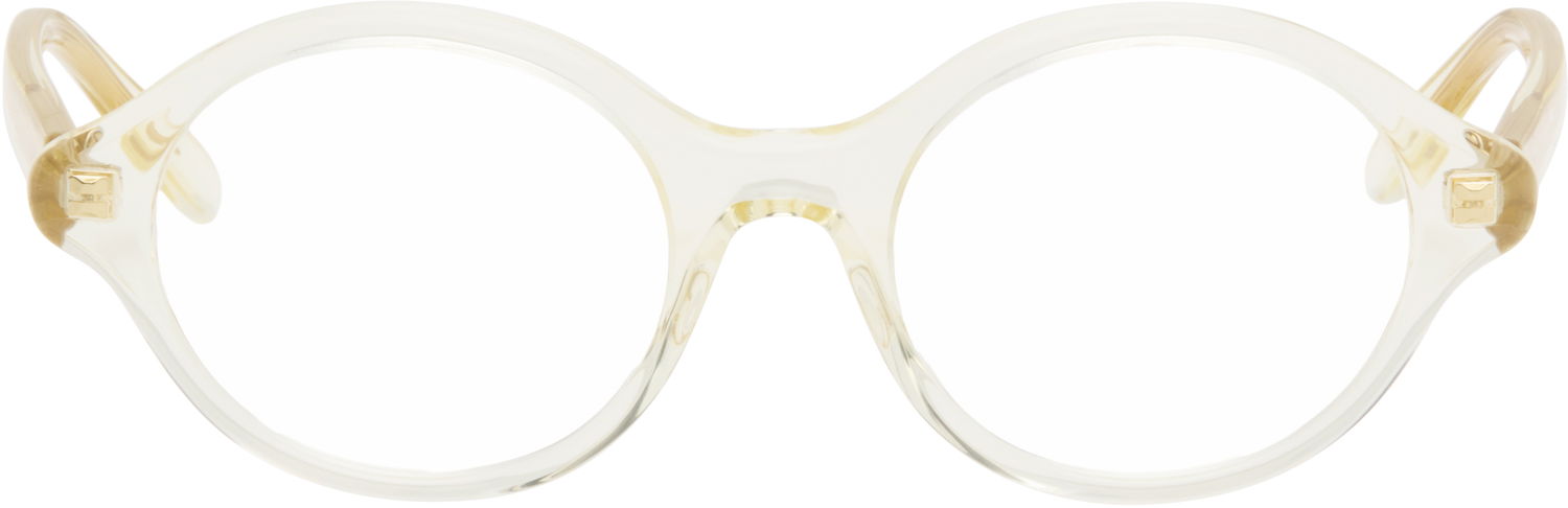 Sončna očala Loewe Chunky Rounded Frame Glasses Bež | LW50100UW50032 192337225307, 0