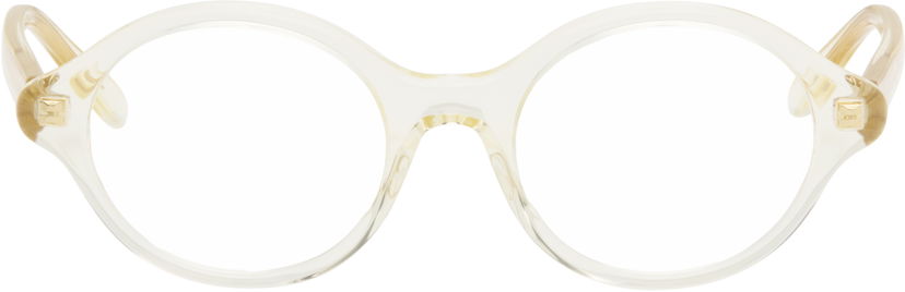 Sončna očala Loewe Chunky Rounded Frame Glasses Bež | LW50100UW50032 192337225307