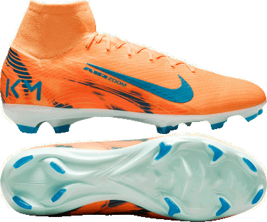 Superge in čevlji Nike Zoom Mercurial Superfly 10 Pro Kylian Mbappé FG Oranžna | im9321-801, 3