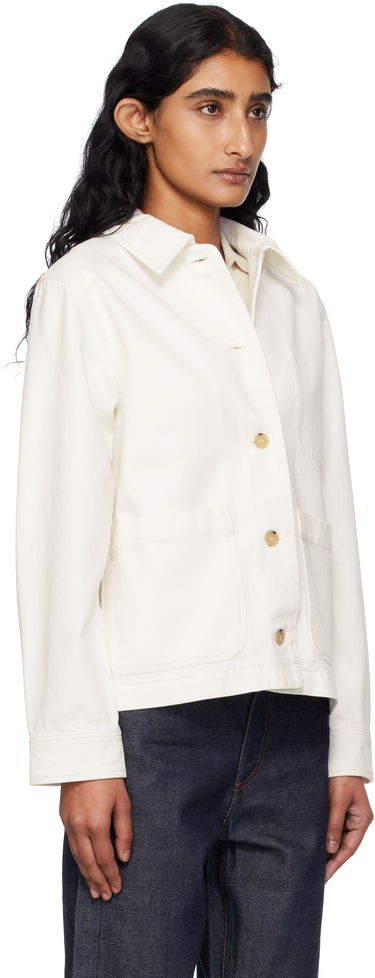 Jakna A.P.C. A.P.C. Nikkie Denim Jacket Bela | COGZV-F02937, 1