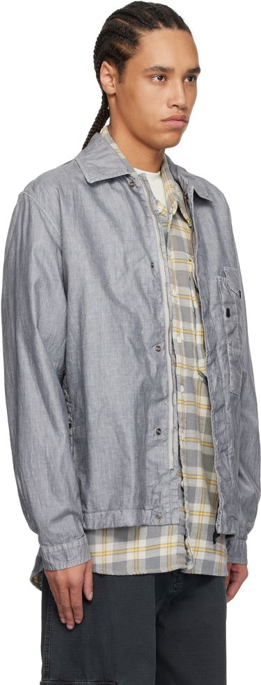 Vetrovka C.P. Company C.P. Company Lino Wax Overshirt Siva | 18CMOS203A-006284G, 1