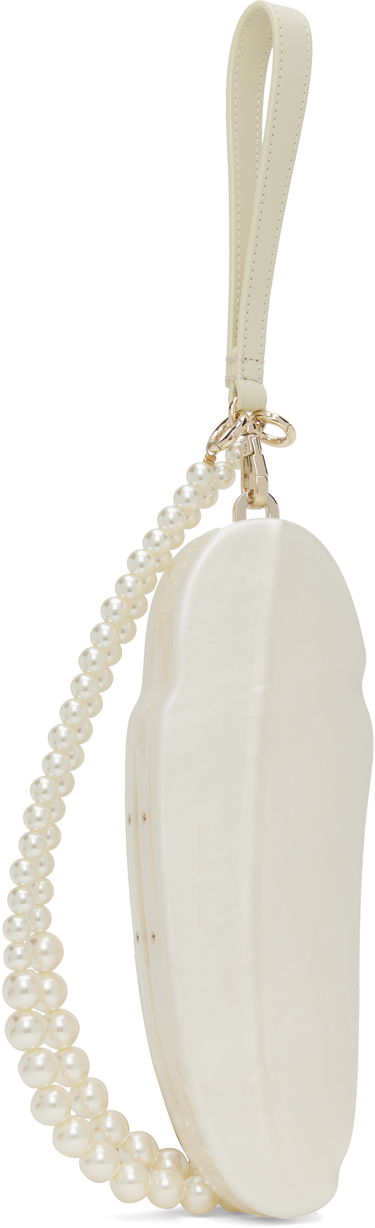 Torbica Simone Rocha Simone Rocha Feather Pearl Bag Bela | BAG180CB 0773, 2