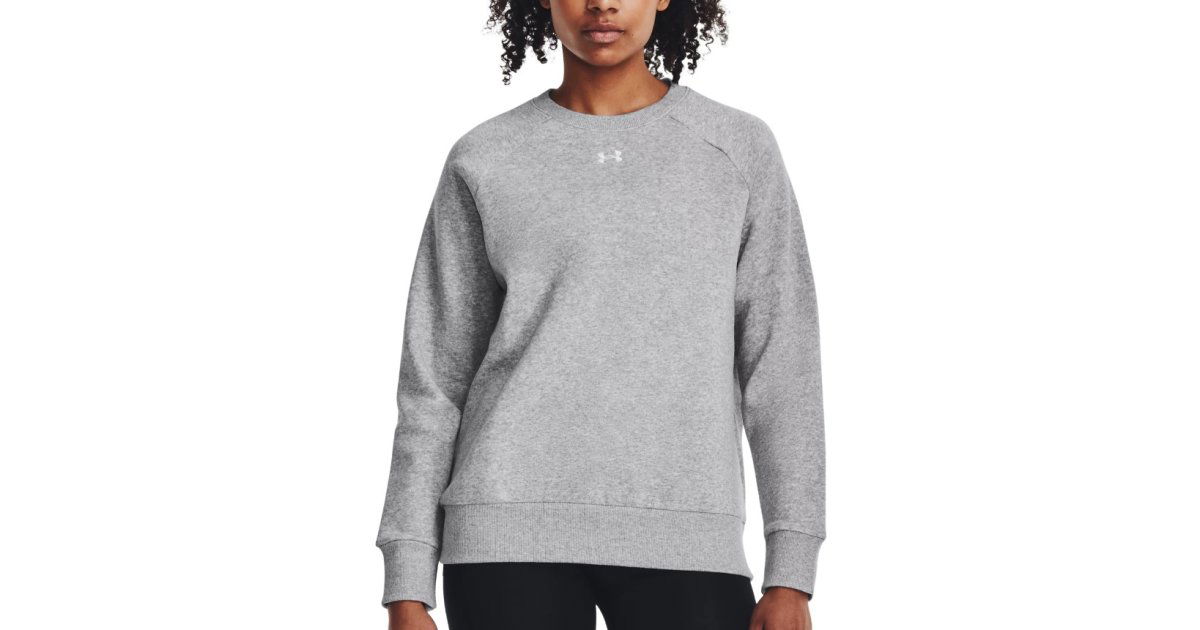 Pulover Under Armour Rival Fleece Crewneck Siva | 1379508-012, 1