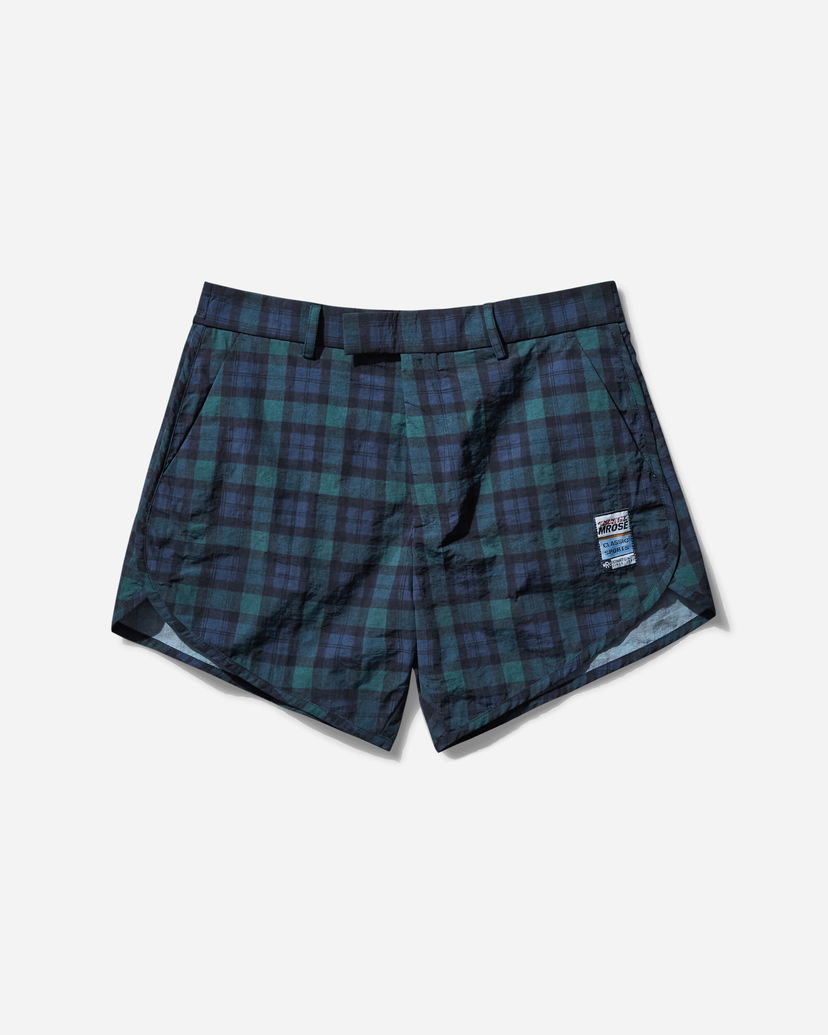 Kratke hlače Martine Rose Tailored Gym Shorts Tartan Modra | 323WP11024