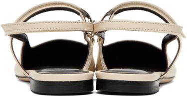 Oblačila BY FAR BY FAR Jess Slingback Ballerina Flats Bež | 23CAJESFCENAP, 1