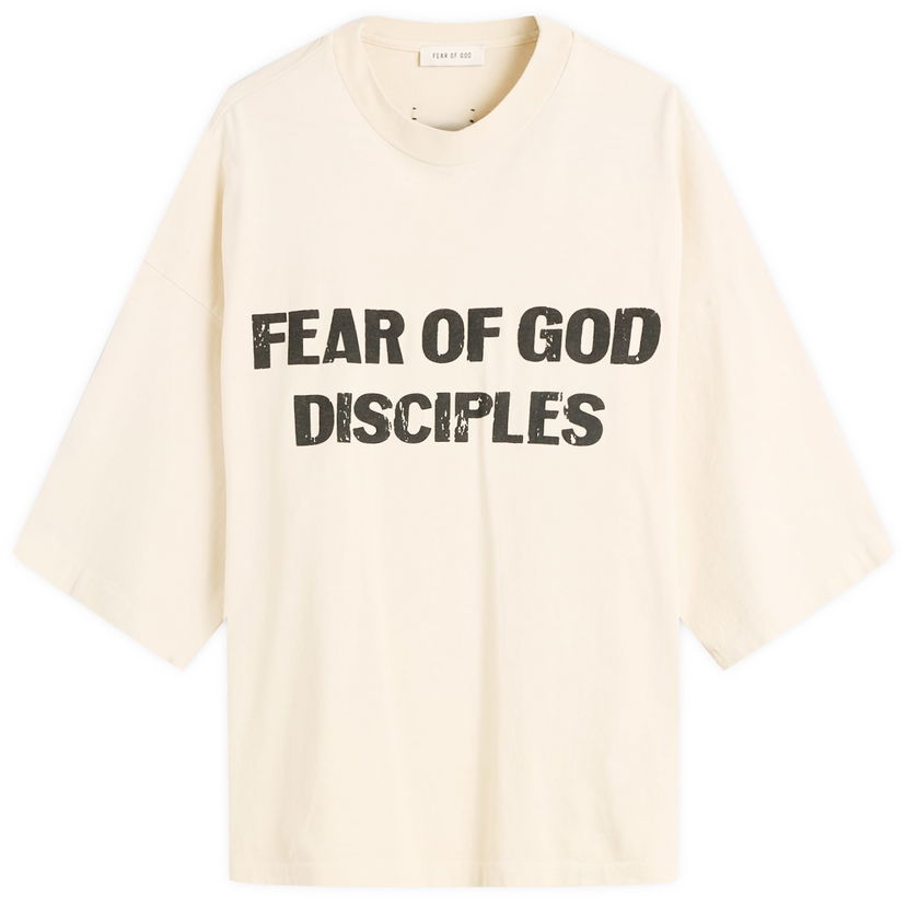 Majica Fear of God Relaxed Disciple T-Shirt Bež | FG25FW10-10309HWJUS-991