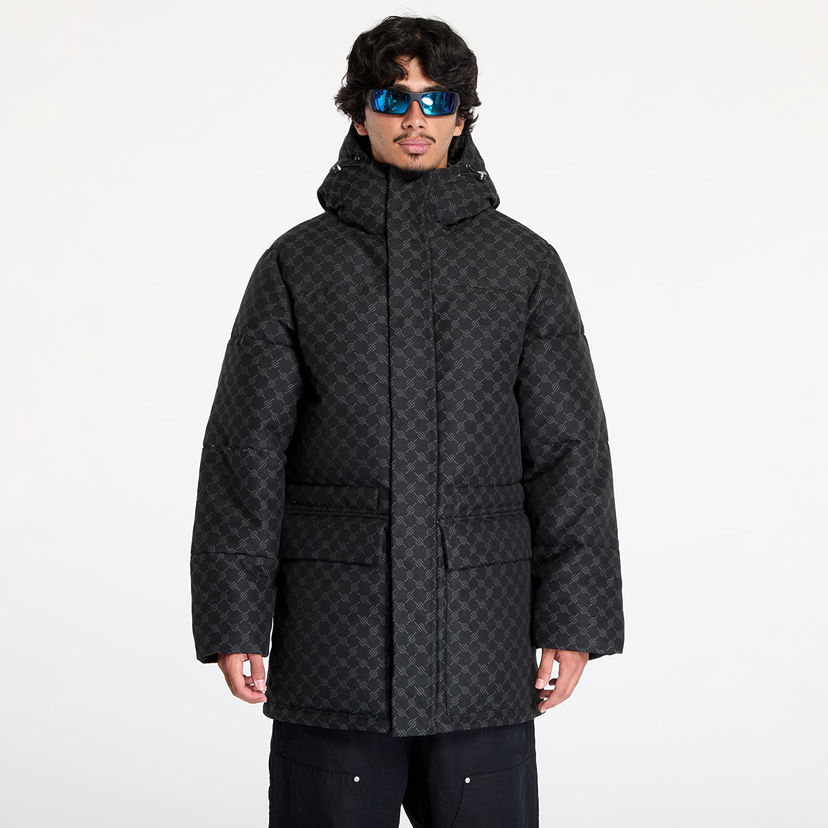 Puhovka DAILY PAPER Oba Cotton Monogram Puffer Črna | 2421105