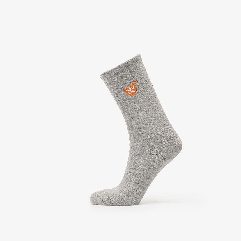 Nogavice Human Made HUMAN MADE Pile Socks 1-pack Siva | HM30GD064GY