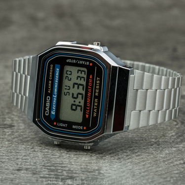 Ure CASIO Collection Kovinski | A168WA-1YES, 0