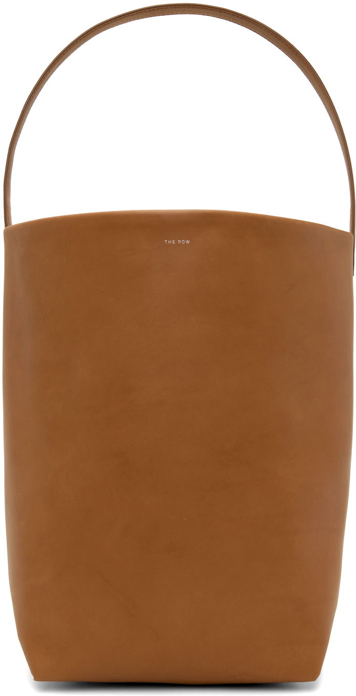 Tote bag The Row Large Leather Tote Bag Rjava | W1273-L72
