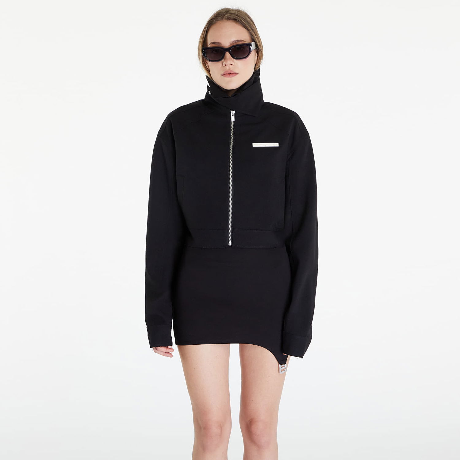 Vetrovka HELIOT EMIL Evenness Worker Cropped Jacket Črna | HE_W_02_069_P03_BLK01, 0