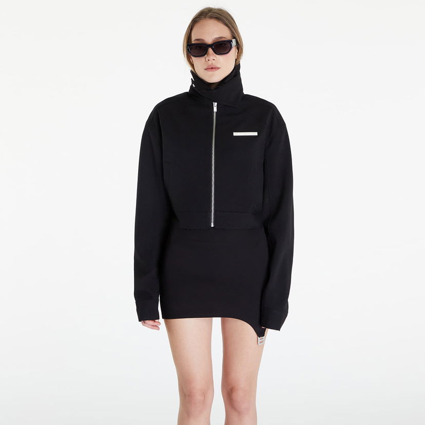 Vetrovka HELIOT EMIL Evenness Worker Cropped Jacket Črna | HE_W_02_069_P03_BLK01