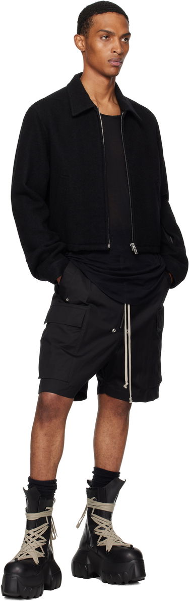 Jakna Rick Owens Rick Owens Concordians Alice Brad Cropped Jacket Črna | RU02E1720 WBD, 3