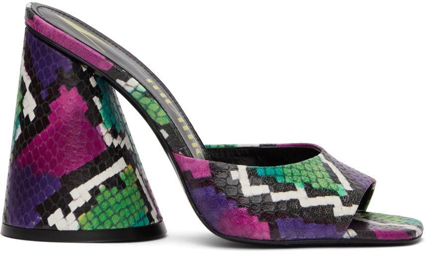 Obleke The Attico Attico Luz Heeled Sandals Večbarvna | 227WS502 EL003, 0