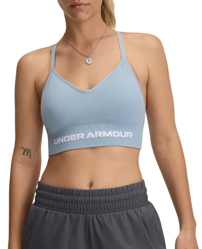 Modrček Under Armour Vanish Seamless Low Sports Bra Modra | 1384417-466