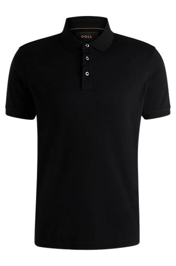 Polo majica BOSS BOSS Regular-Fit Polo Shirt Črna | 50494980