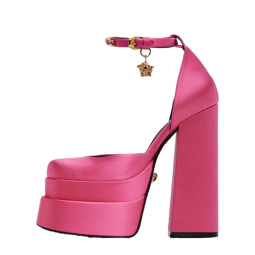 Superge in čevlji Versace Medusa Aevitas Platform Heels "Pink" Roza | 1002005_DRA67