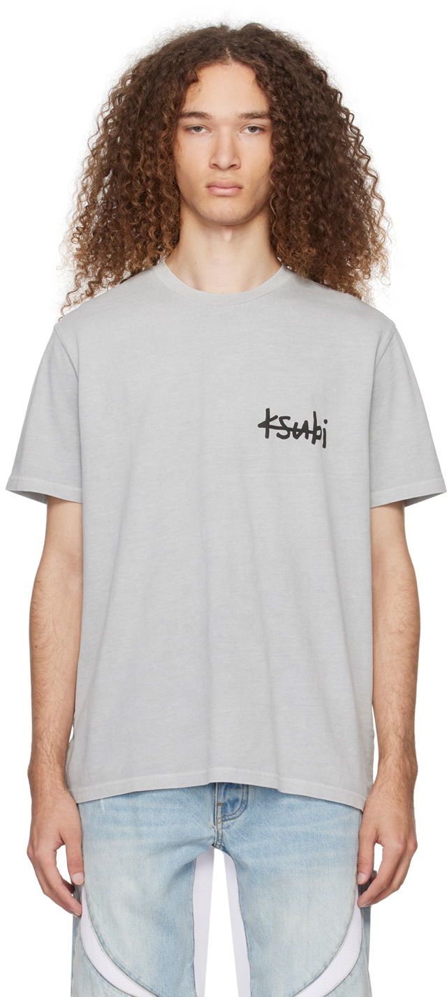 Majica Ksubi Lock Up Kash T-Shirt Siva | MPS24TE002
