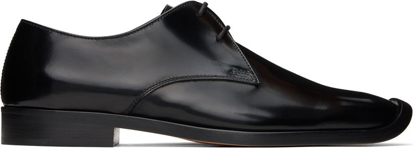 Superge in čevlji Bottega Veneta Bottega Veneta Comma Lace-Up Derbys Črna | 805868-V3NS0-1000