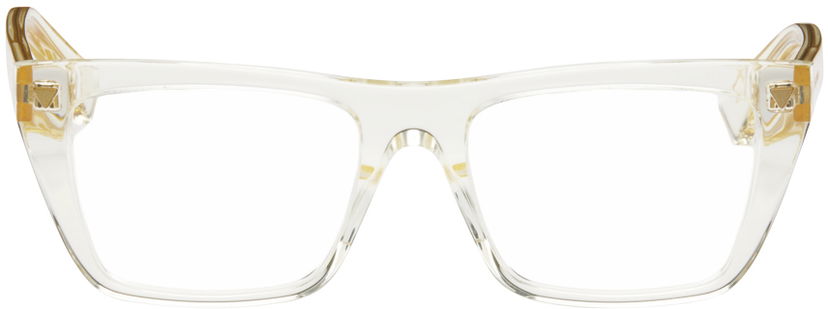 Sončna očala Bottega Veneta Square Glasses Bela | BV1258O