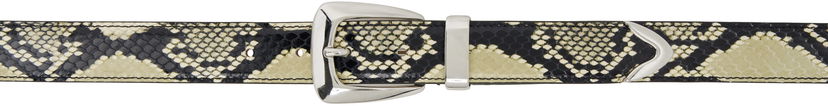 Pasovi Khaite Khaite Benny Snakeskin Belt Bež | 10012-803