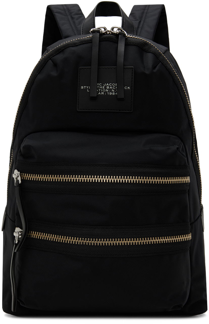 Nahrbtnik Marc Jacobs Marc Jacobs 'The Biker' Nylon Backpack Črna | 2F3HBP028H02