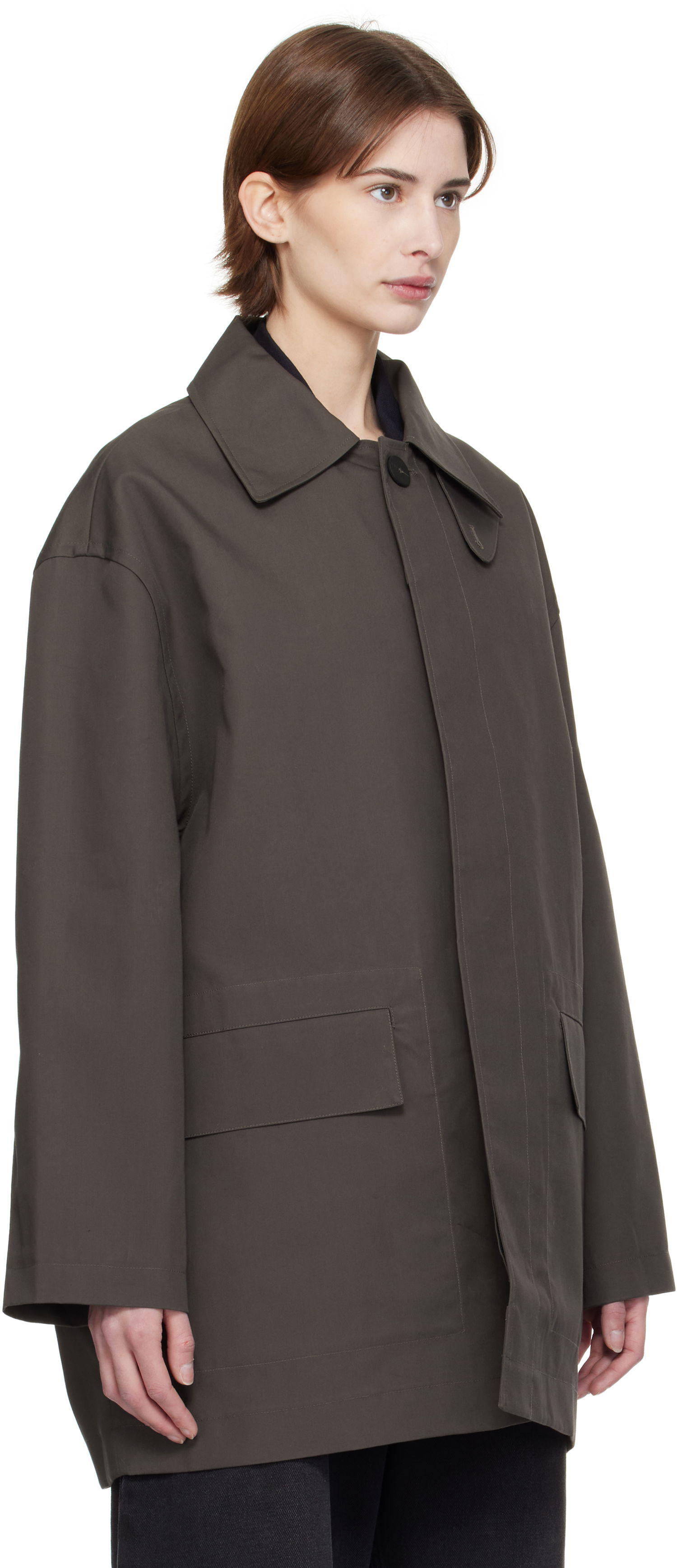 Vetrovka Studio Nicholson Studio Nicholson Measure Jacket Zelena | MEASURE SN - 751, 1