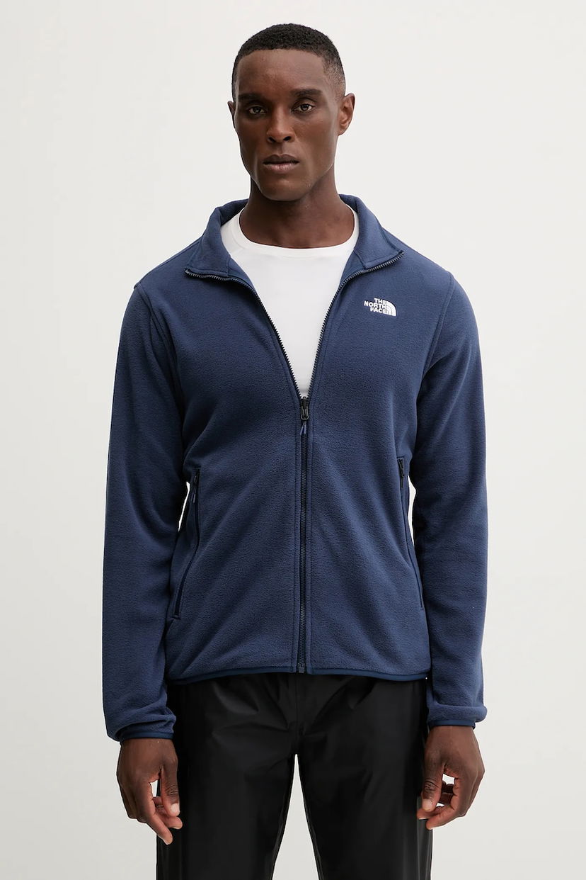 Pulover The North Face Plain Full-Zip Fleece Jacket Modra | NF0A8D0R8K21