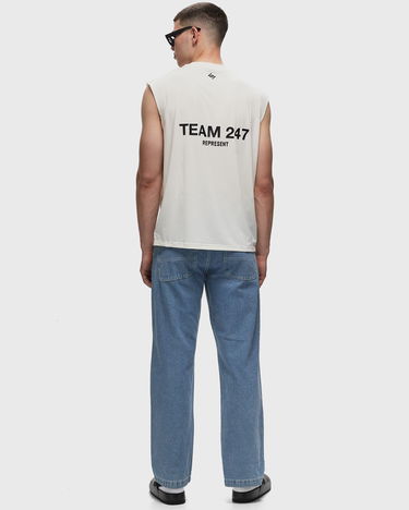 Majica brez rokavov Represent Clo Team 247 Oversized Bela | 247M454-72, 2