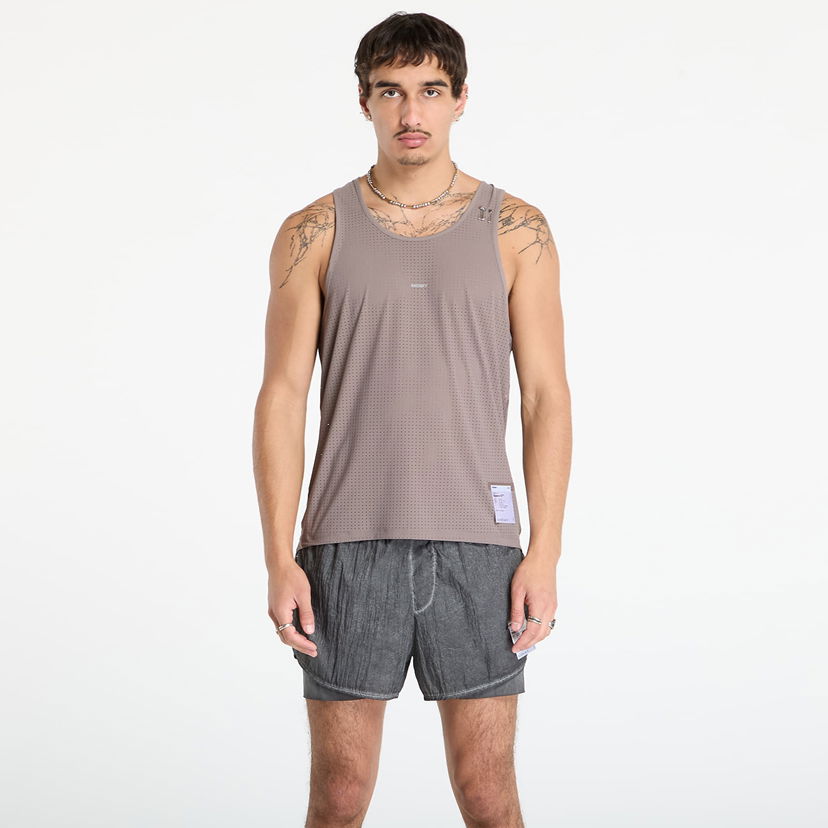 Majica brez rokavov Satisfy Satisfy Space-O Singlet Siva | 11004-91001