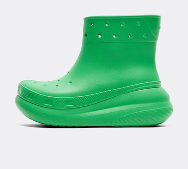 Superge in čevlji Crocs Classic Crush Rain Boot w Zelena | 207946-3E8, 0