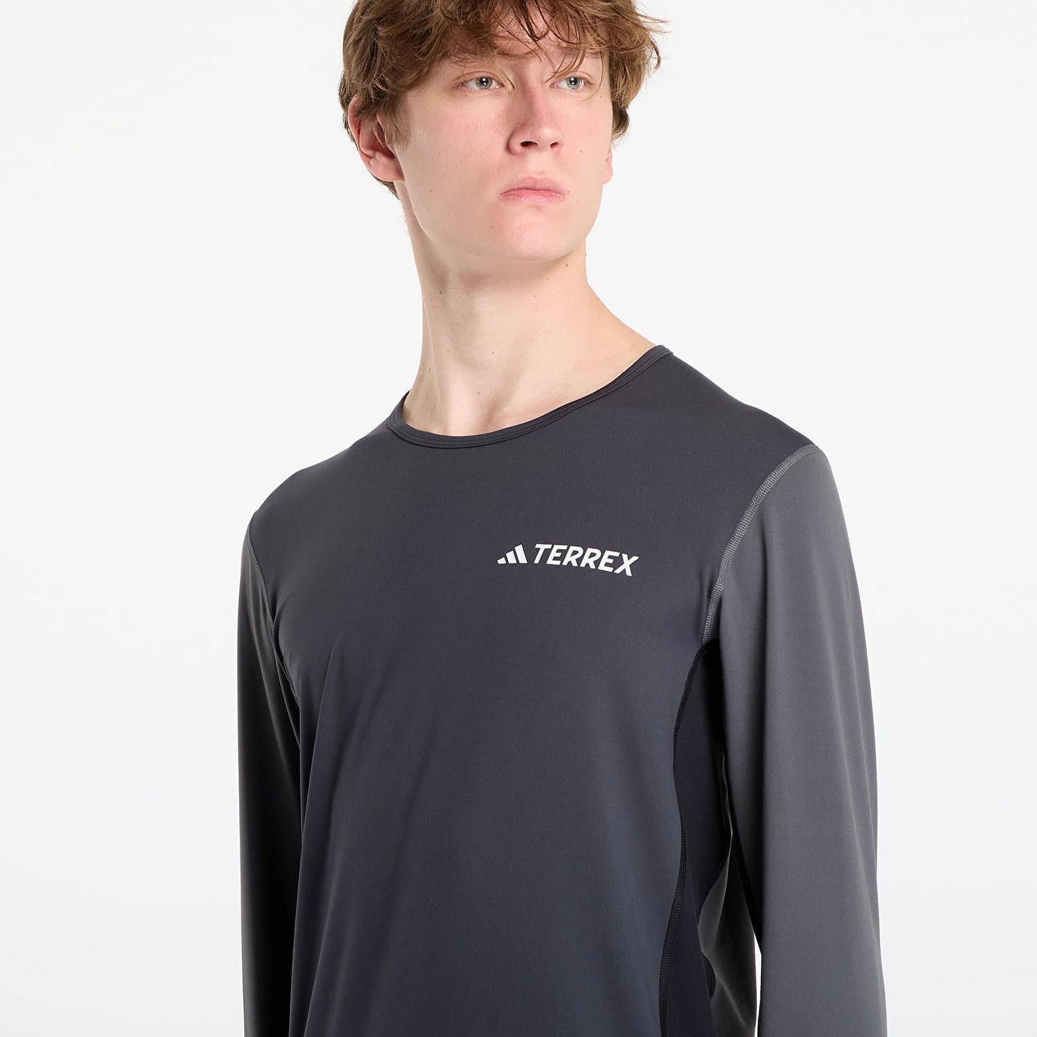 Majica adidas Performance Long Sleeve Base Layer Tee Siva | JC8198, 1