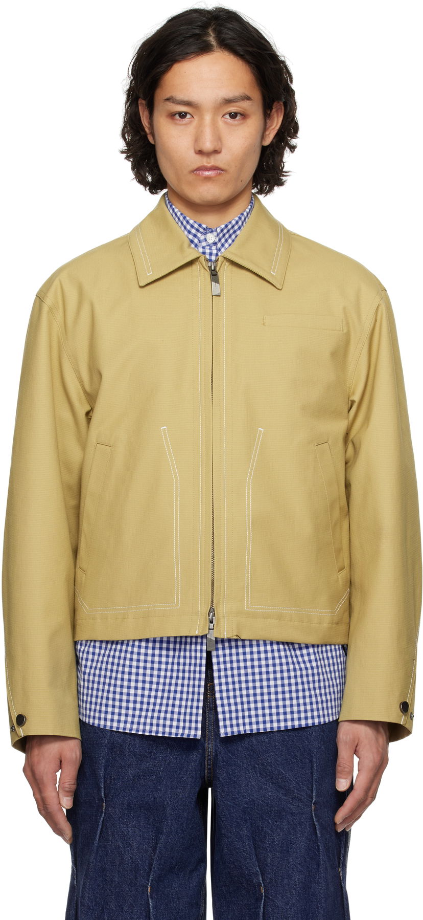 Bomber jakna ADER ERROR ADER error Product. 22 Zip-Up Jacket Rumena | BO01SSJK1602BG