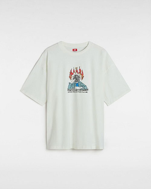 Majica Vans Vans Skate Thinking Graphic Tee, Size L Bela | VN000M0NFS8, 0