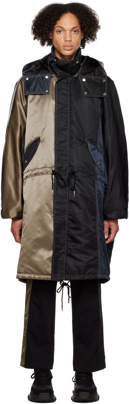 Dežni plašč Feng Chen Wang Feng Chen Wang Paneled Coat Večbarvna | FMF14CT07