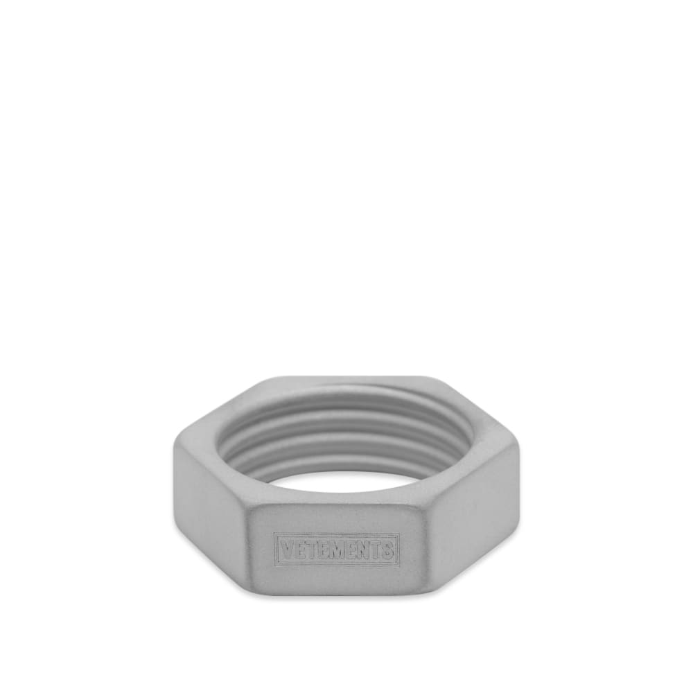 Prstan VETEMENTS Nut Ring Siva | UE63RI300S, 0
