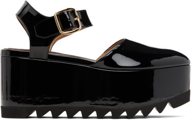 Superge in čevlji Stella McCartney Stella McCartney Elyse Patent Platform Sandals Črna | 810554APADF0, 0