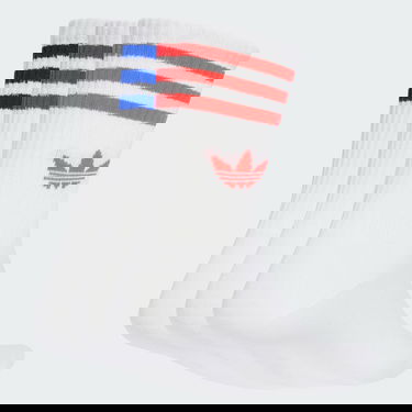 Nogavice adidas Performance 3-Stripes Crew Socks - 3 Pairs Bela | JV7404, 0