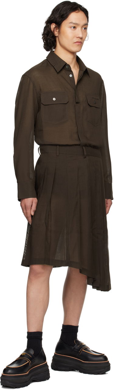 Srajce Feng Chen Wang Feng Chen Wang Triple Cut Shirt Rjava | FUS19SR22, 4