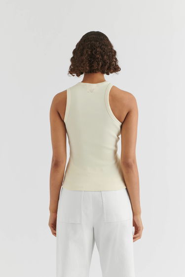 Majica brez rokavov AXEL ARIGATO Scoop Tank Top Bež | A0654005, 3