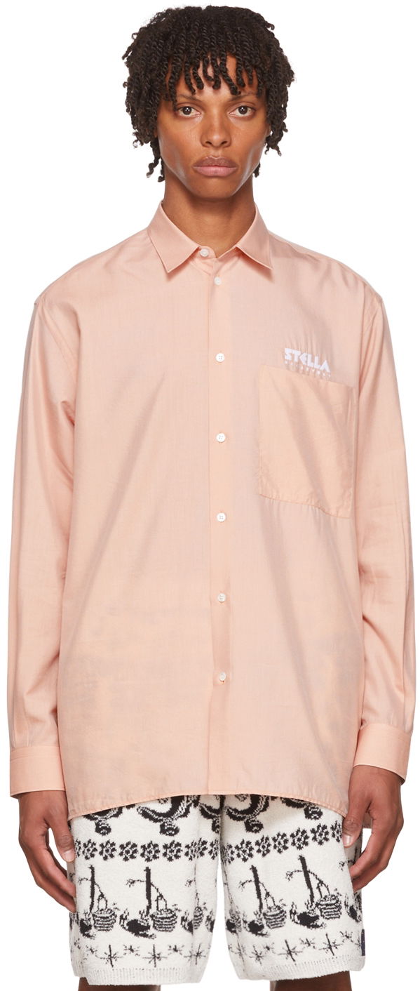 Srajce Stella McCartney Designer Fantasia Button-Up Shirt Roza | 6030363STA56