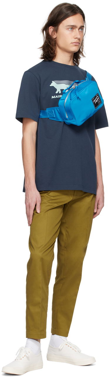 Torbice za okoli pasu MAISON KITSUNÉ Maison Kitsuné 'The Traveller' Belt Bag Modra | MM05162WQ1001P451, 3